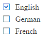 WebForms CheckBoxList overview WebForms CheckBoxList overview