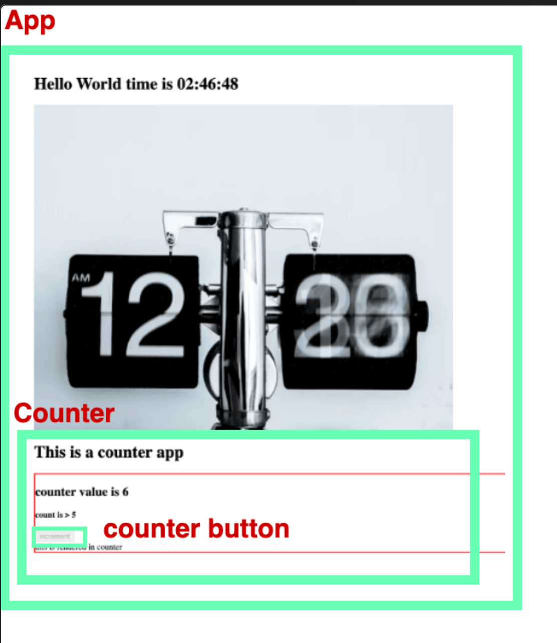 Mini app broken down Mini app broken down